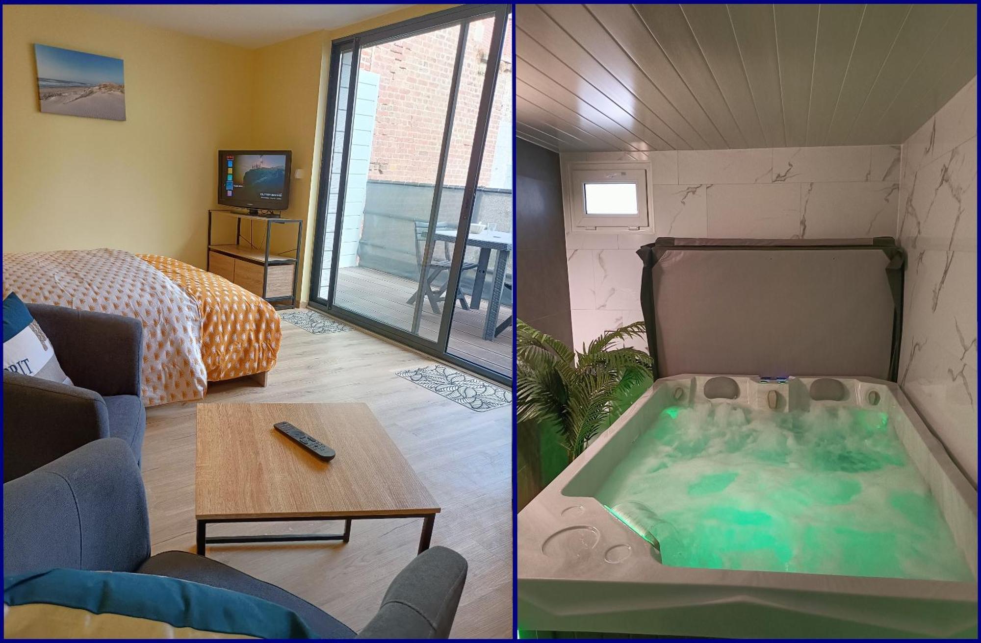 Spa Privatif A 50M De La Plage - Studio メール・レ・バン エクステリア 写真